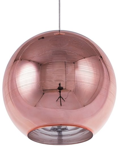 Beliani Asaro - Hanglamp - Aluminium - roze - 25x25x125