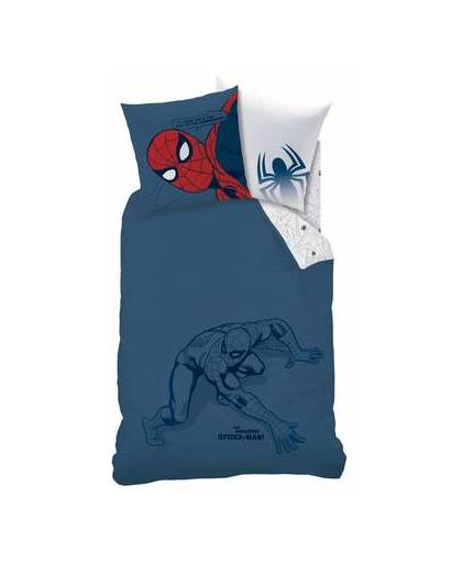 Spiderman dekbedovertrek silhouette