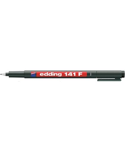 Edding Foliestift 141 F permanent pen Zwart 4-141001