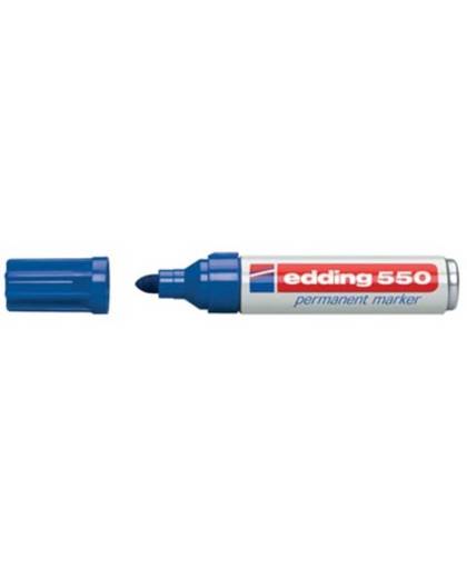 Edding Permanent marker edding 550 Blauw Watervast: Ja 4-550003