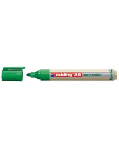 Viltstift edding 28 whiteboard Eco rond groen 1.5-3mm