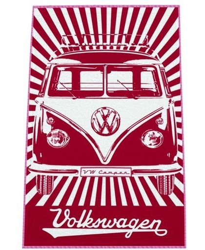 Strandlaken rood VW Volkswagen T1 | Nostalgic Art