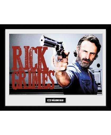Gb Eye Poster In Lijst The Walking Dead Rick Grimes 30 X 40 Cm
