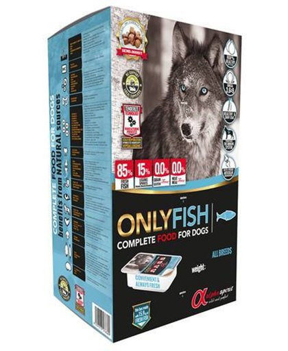 Alpha (10,40 EUR/kg) alpha spirit Complete Dog Food Only Fish 1,47 kg