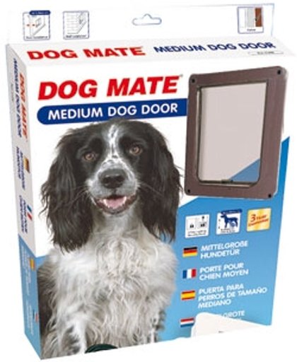 Dog Mate Hundetür Medium 215 B braun