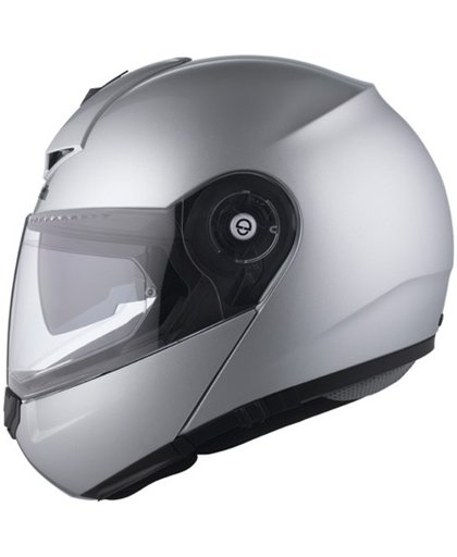 SCHUBERTH C3 PRO GLOSSY ZILVER SYSTEEMHELM 3XL