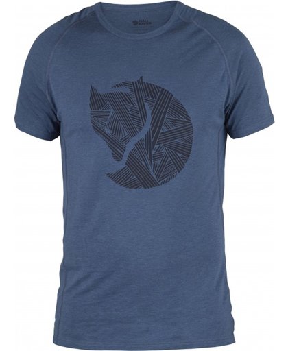 Fjällräven Abisko Trail T-Shirt Print Männer Gr. XL - T-Shirt - blau