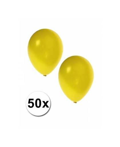 Metallic gele ballonnen 36 cm
