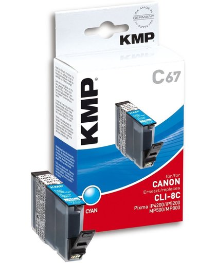 KMP C67 inktcartridge Cyaan 1 stuk(s)