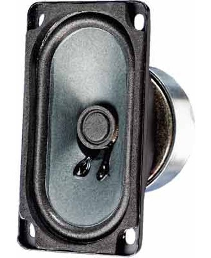 Visaton SC 5.9 - 8 Ohm 3.5 inch 9 cm Breedband-luidspreker 10 W 8 Ω Zwart Ovaal, Magnetisch afgeschermd