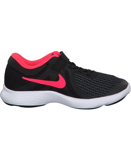 Nike Revolution 4 Gpv Meisjes Sneakers - Black/Racer Pink-White - Maat 30