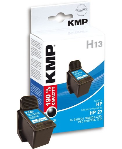 KMP Inkt vervangt HP 27 Compatibel Zwart H13 0997,4271