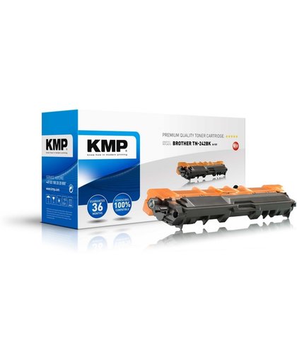 KMP Tonercassette vervangt Brother TN-242BK, TN242BK Compatibel Zwart 2500 bladzijden B-T57
