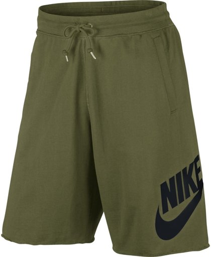 Nike NSW Short Ft Gx 1 Sportbroek Heren - Groen/Zwart - Maat S