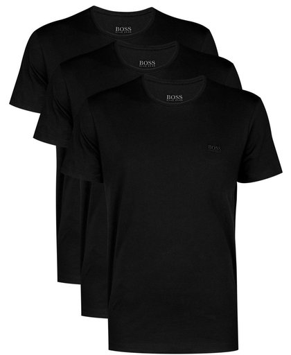 2-pack: Hugo Boss T-shirts Relaxed Fit - O-hals - zwart -  Maat L