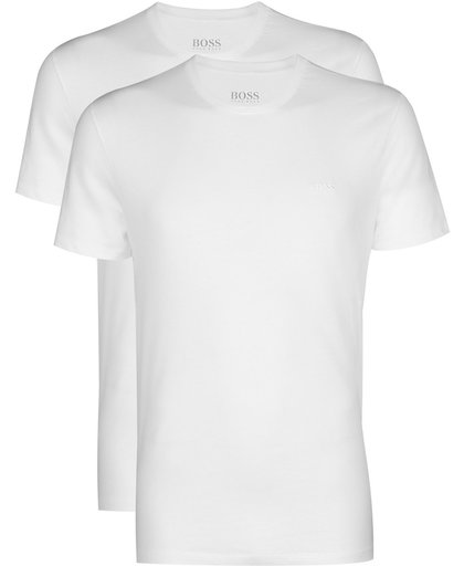 2-pack: Hugo Boss T-shirts Relaxed Fit - O-hals - wit -  Maat XXL