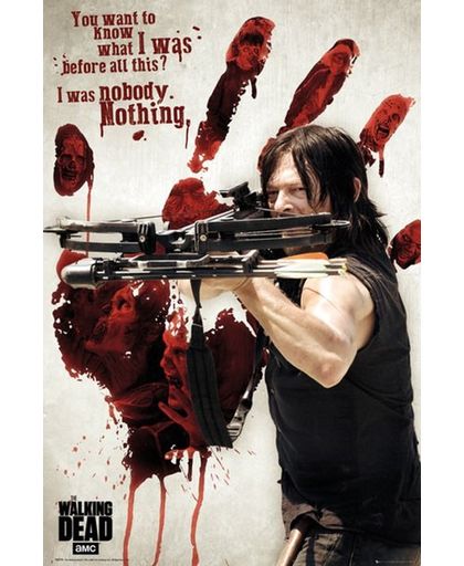 The Walking Dead Daryl Bloody Hand Maxi Poster