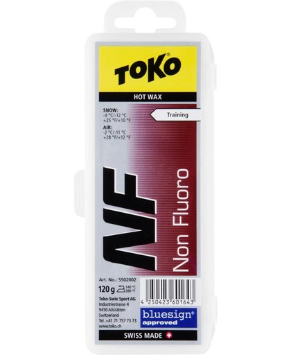 Toko - Ski/Snowboard Wax - Hot Wax - No Fluor - -4 ᵒC tot -12 ᵒC - Warm - 120 gram