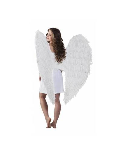 Grote engelen vleugels wit 120 cm