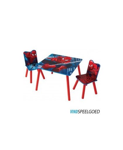 Marvel Spider-Man tafel met stoeltjes