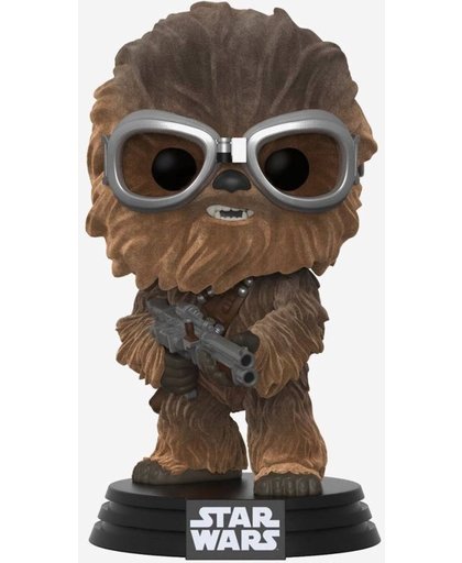 Star Wars Solo POP! Movies Vinyl Bobble-Head Chewie W/Goggles (Flocked) #239