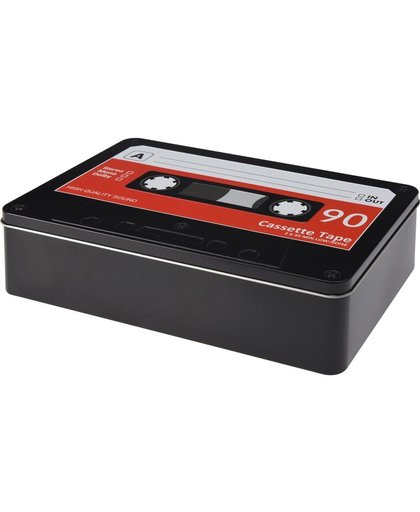 Voorraadblik cassette bandje 27,5 cm Zwart
