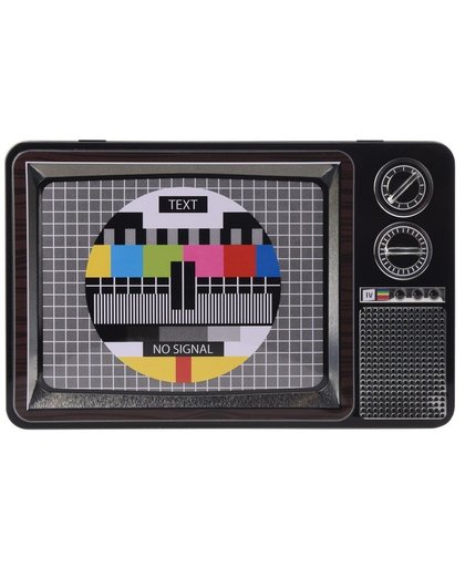 Voorraadblik televisie testbeeld 27,5 cm Zwart