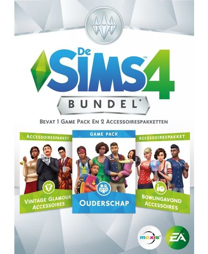 De Sims 4 Bundel Pack 9 (Ouderschap + Vintage Glamour + Bowlingavond) (Code in a Box)