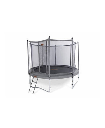 Avyna pro-line 14 ronde trampoline ø430 cm, net boven, ladder, grijs