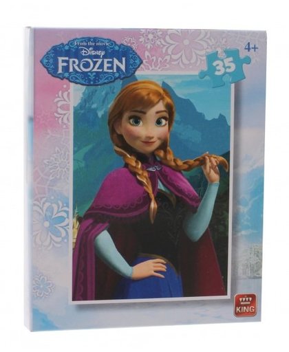 King mini legpuzzel Frozen Anna 35 stukjes
