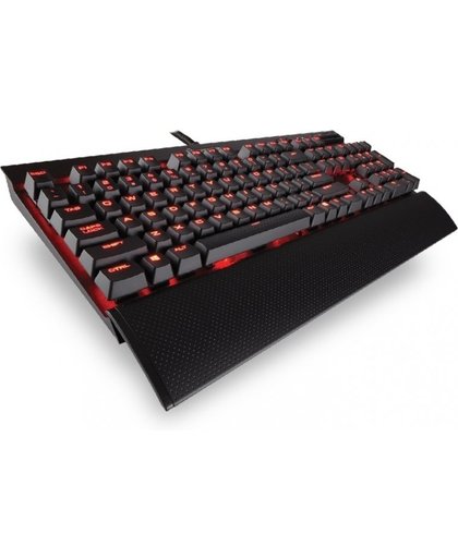 Corsair Gaming - K70 LUX Mechanical Gaming Keyboard - Red LED - Cherry MX Red (US Layout)