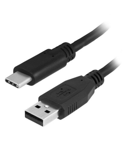 Ewent EW9649 USB-kabel 1 m USB C USB A Mannelijk Zwart