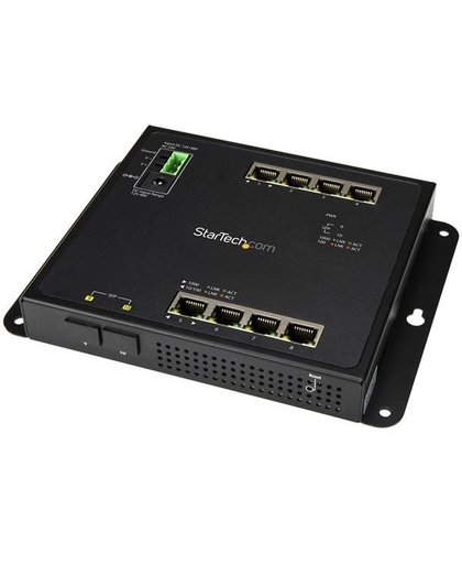 StarTech.com 8 poorts Gigabit ethernet switch met 2 open SFP sleuven