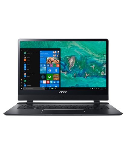 Acer Swift 7 SF714-51T-M9NF Zwart Notebook 35,6 cm (14") 1920 x 1080 Pixels Touchscreen 1,30 GHz Zevende generatie Intel® Core™ i7 i7-7Y75 3G 4G