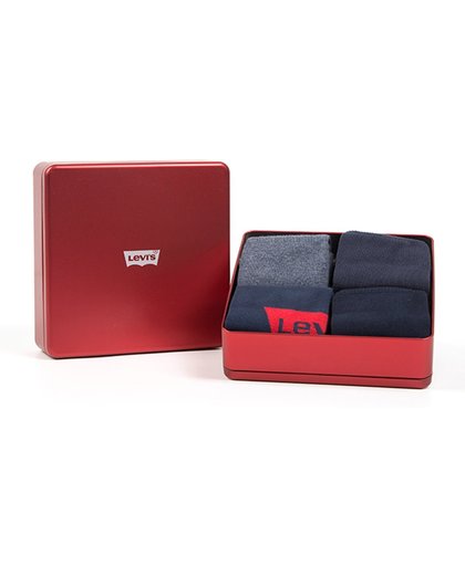 Levi's - Giftbox 4-Pack Sokken Blue Combo - 43-46