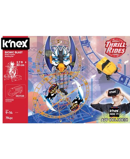 K'nex Thrill Rides - Bionic Blast achtbaan bouwset - inclusief viewer