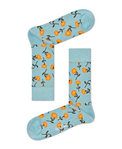 Happy Socks-Sokken-Sunflower Socks-Zwart