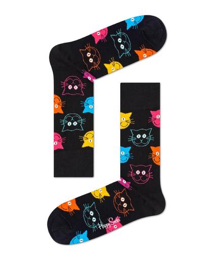 Happy Socks-Sokken-Cat Socks-Blauw