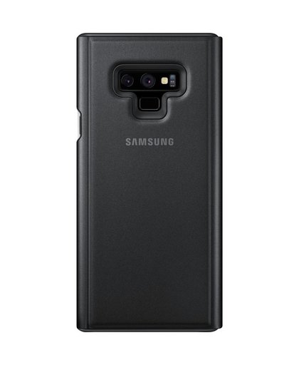 Samsung Galaxy Note 9 Clear View Standing Cover Zwart voor Galaxy Note 9