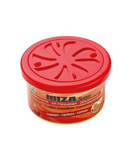 Ibiza scents luchtverfrisser blikje kersen blauw blister
