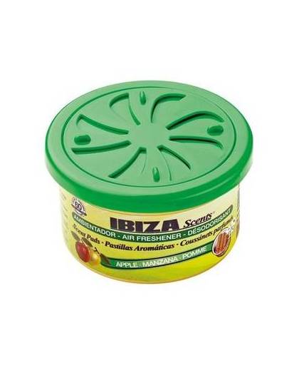 Ibiza scents luchtverfrisser blikje appel groen blister