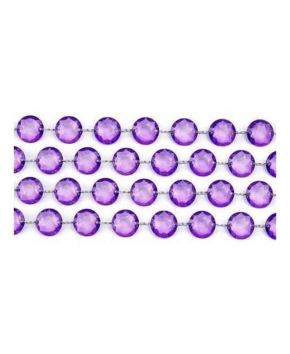 Kristal slinger violet paars 1 meter