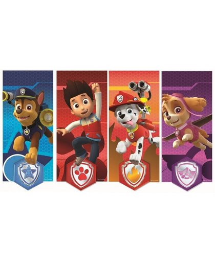 Nickelodeon muurstickers Paw Patrol canvas 2 stickervellen