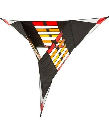 HQ Kites eenlijnsvlieger Hoffmanns Sparkling Triangle Box 150 cm zwart