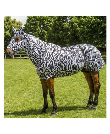 EQUITHÈME Fly Mask Sweet Itch Zebra Cob/M 400117202