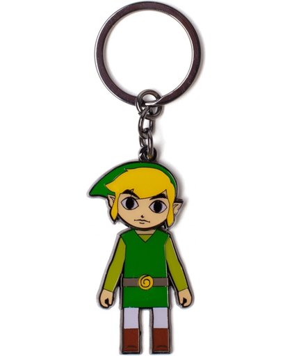 Zelda - Link with Moveable Head Metal Keychain
