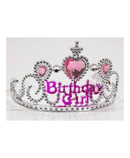 Zilveren verjaardags tiara voor kinderen