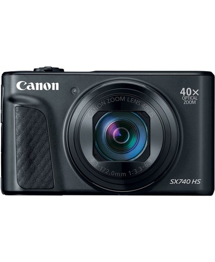 Canon PowerShot SX740 HS Compactcamera 20,3 MP 1/2.3" CMOS 5184 x 3888 Pixels Zwart