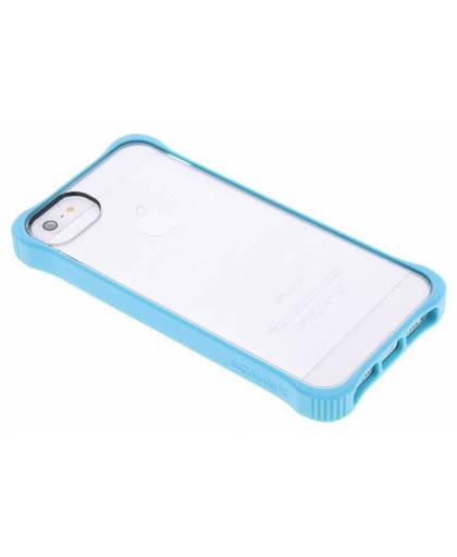 Griffin Survivor Clear iPhone 5 5s SE Doorzichtig hoesje - Blauw Turquoi