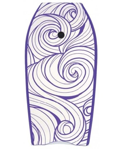 Yello bodyboard Swirl 105 x 56 cm paars